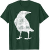 Crow Shirts Crow Raven Bird Lover Gift T-Shirt - Dark Green