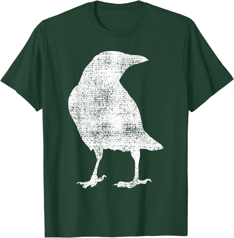 Crow Shirts Crow Raven Bird Lover Gift T-Shirt - Dark Green