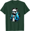 Panda Musik DJ Controller Gaming Panda Panda Music DJ Controller Gaming Panda T-Shirt - Dark Green