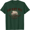 Cody Wyoming Do Not Pet the Fluffy Cows Do Not Pet the Fluffy Cows Cody WY Bison Souvenir Funny T-Shirt - Dark Green