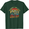 Sorry I'm late The cows were out - Farming Cows Sorry I'm late The cows were out - Farm Cows and Moo T-Shirt - Dark Green