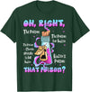 Funny Drink Me Poison Halloween Costume Vintage Oh Right That Poison Llama Halloween T-Shirt - Dark Green