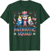 Cockatiel Parakeet Bird 4th Of July Bird Lover Patriotic Cockatiel Parakeet Bird Birdwatching 4th of July T-Shirt - Dark Green