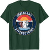Greenland Defense Front Polar Bear tee Greenland Guard Polar Bear Spear Arctic Emblem T-Shirt - Dark Green