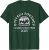 Southridge Design 2025 Custer State Park Buffalo Roundup - Distressed T-Shirt - Dark Green