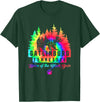 Gatlinburg Tennessee Bear Great Smoky Mountains Tie Dye T-Shirt - Dark Green