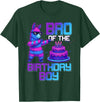 Llama Pinata Birthday Family Bday Party Decoration Brother of Birthday Boy Llama Pinata Party Family Matching T-Shirt - Dark Green