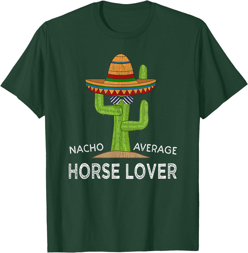 Cartba Horse Co. Funny Horse Lover Ranch Equestrian T-Shirt - Dark Green