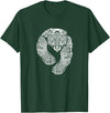 CELTIC KNOTWORK TRIBAL TATTOO BEAR TEES CELTIC KNOTWORK TRIBAL TATTOO BEAR T-SHIRT T-Shirt - Dark Green