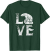 Love Polar Bears - White Bear T shirt, Tee Love Polar Bears T-shirt Cute White Bear Gift Climate Change T-Shirt - Dark Green