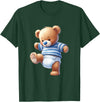 Baby Boy Teddy Bear Baby Shower Gender Reveal T-Shirt - Dark Green