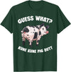 Kune Kune Pig Accessories & KuneKune Clothes Kune Kune Pig Breeder Plush Stuffed Animal Kunekune Pig T-Shirt - Dark Green