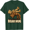 Bear Hug Wrestling Bear Hug - Wrestling bears T-Shirt - Dark Green