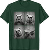 Funny Bear PhotoBooth Stuff Accessories & Gifts Bear PhotoBooth Sunglasses Funny Dab Bears Lover T-Shirt - Dark Green
