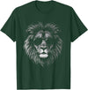 Cute Lion graphic for boys kids men women Lion with Sunglasses Lion Graphic Men Women Kids Boys Girls T-Shirt - Dark Green