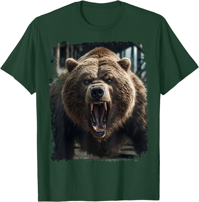 Noah&Friends Vintage Bear T-Shirt - Dark Green