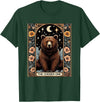 Funny I Choose the Bear Tarot Card Women Girls Trending T-Shirt - Dark Green