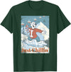 ICEE Bear Ice Boarding Just Chillin' T-Shirt - Dark Green
