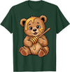 Funny bear design for kids men women Cute Bear Design for Bear Lover and Bear T-Shirt - Dark Green