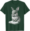 Bunny Lover Easter Rabbit Women Men Kids T-Shirt in Dark Green