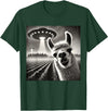 ÄLlamaAlpacaCo. Funny Llama Alpaca Selfie UFOs T-Shirt - Dark Green
