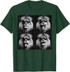 Lion Shirts For Men Women Kids Gifts Lion Selfie Funny Meme Women Kids Boys Girls Youth Teen Men T-Shirt - Dark Green