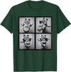 FunnyGiraffeCo. Funny Giraffe Sunglasses T-Shirt - Dark Green