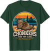 Chonkers The Sea Lion San Francisco Funny Seal Tee Chonkers The Sea Lion San Francisco Funny Seal T-Shirt - Dark Green
