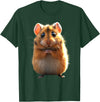 Hamster Rodent Field Hamster Cute Hamster T-Shirt - Dark Green