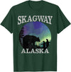 We Love Alaska - T-Shirts & Souvenirs Skagway Alaska - Polar Bear Penguin Souvenir Gift T-Shirt - Dark Green