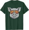 Game Day Pig Tee-TShirt Gifts Game Day Pig T-Shirt - Dark Green