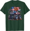 Patriotic 4th Of July Usa Shirt For Men Women Monster Truck Cow Highland USA Patriotic Shirt 4th of July T-Shirt - Dark Green