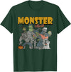Monster Mash Vintage Ghost Halloween Funny T-Shirt - Dark Green