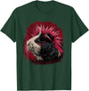 Guinea pig pet love Guinea Pig Punk T-Shirt - Dark Green