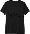 Clothing25 Horses! Premium Tri-Blend T-Shirt - Straight - Black