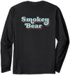 JKLM Smokey Bear Officially Licensed Long Sleeve T-Shirt - size chart