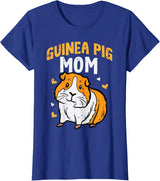Guinea Pig Shirts For Men Women Kids Gift Guinea Pig Mom Cute Cavy Mama Mommy Mothers Day Animal Women T-Shirt - Royal Blue