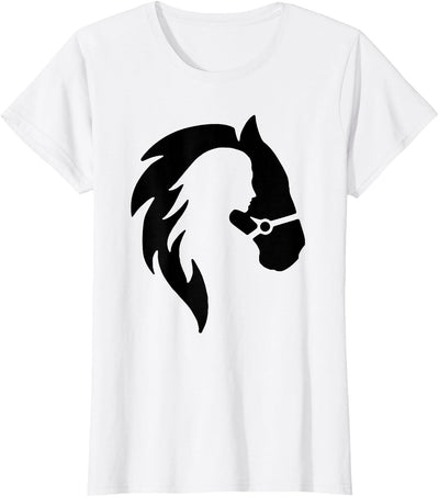 Happy Dog Merch Horse Lover Women Girl Western Gift T-Shirt