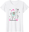 No Prob Llama - Funny Llama Alpaca Lover T-Shirt Gift Tshirt T-Shirt - White