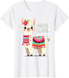 Magical and Funny Llama lover Gifts Mama Llama Mother's Day Birthday Party Mom Alpaca Llama T-Shirt - White