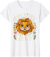 Magical and Funny Lion lover Gifts Just a Girl who loves Lions T-Shirt - White
