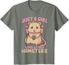 Kids Hamster Just A Girl Who Loves Hamsters T-Shirt - Olive Heather