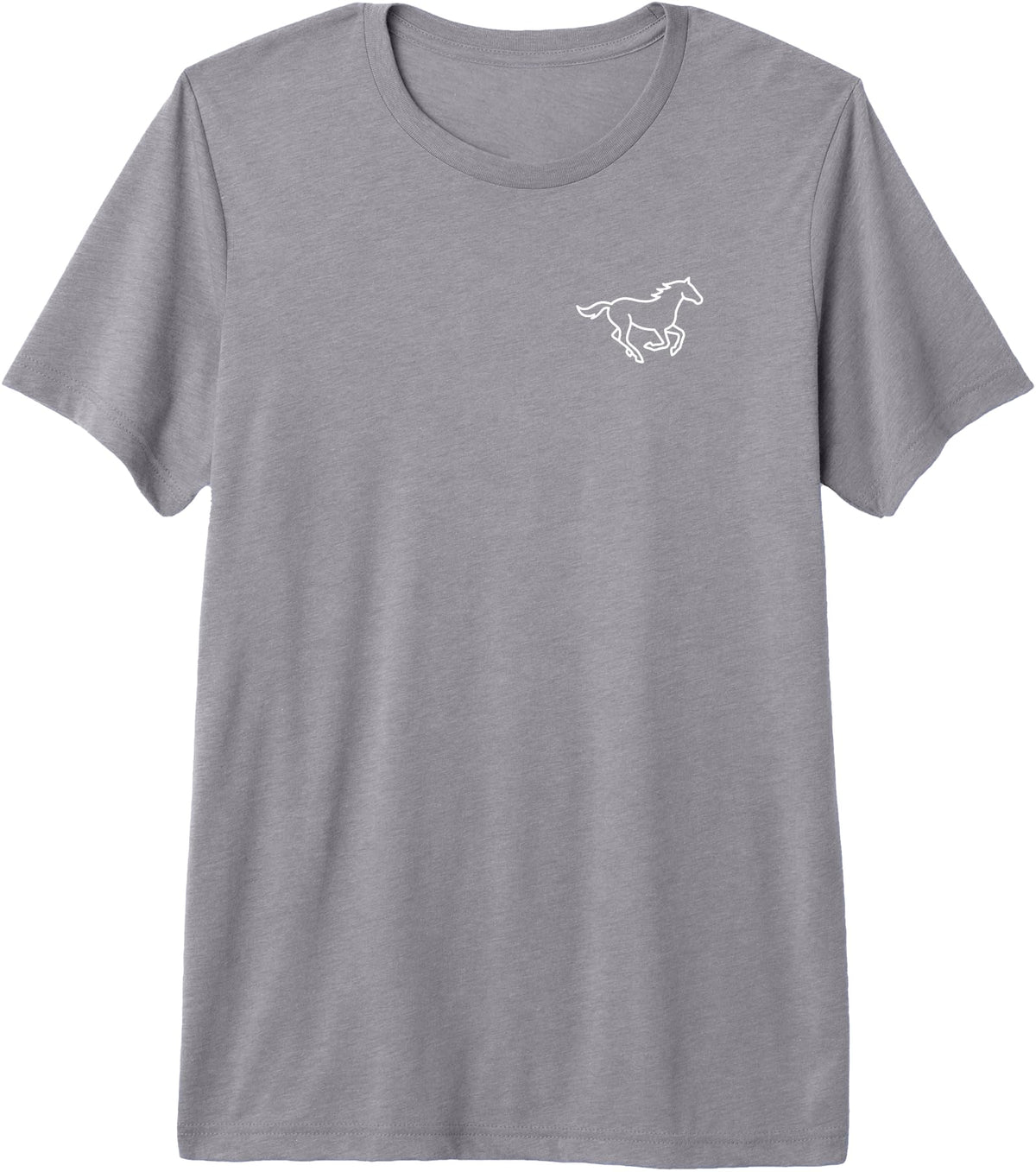 Smooth HQ Horse Premium Tri-Blend T-Shirt - Storm