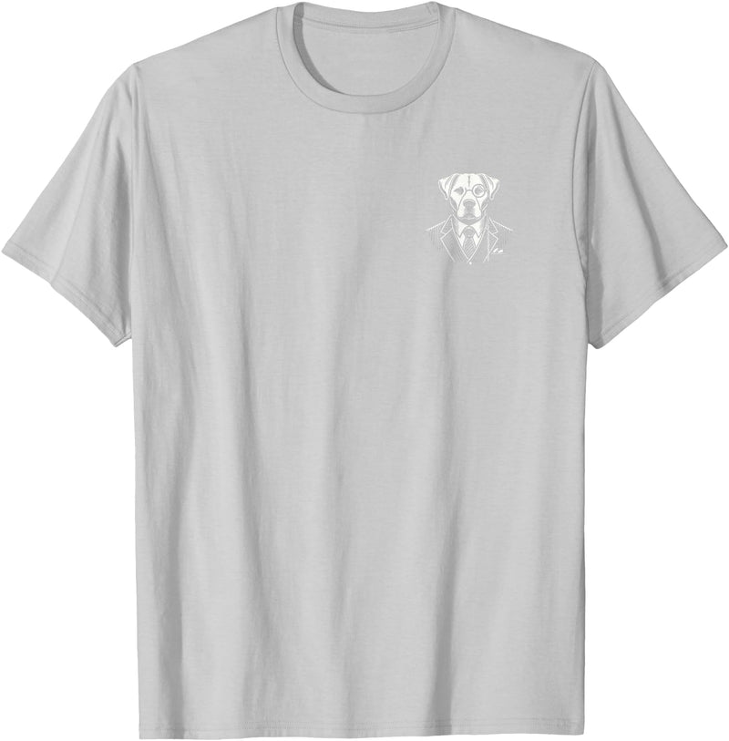 Smooth HQ Dog T-Shirt - Silver Grey