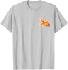 Goldfish Tank Goldfish Bowl Fish Fantail Goldfish Freshwater Aquarium T-Shirt - Silver Grey