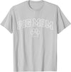 Pig Mom Typography Design Pig Mom Funny Athletic Lettering Pet Owner Mama T-Shirt - Silver Grey