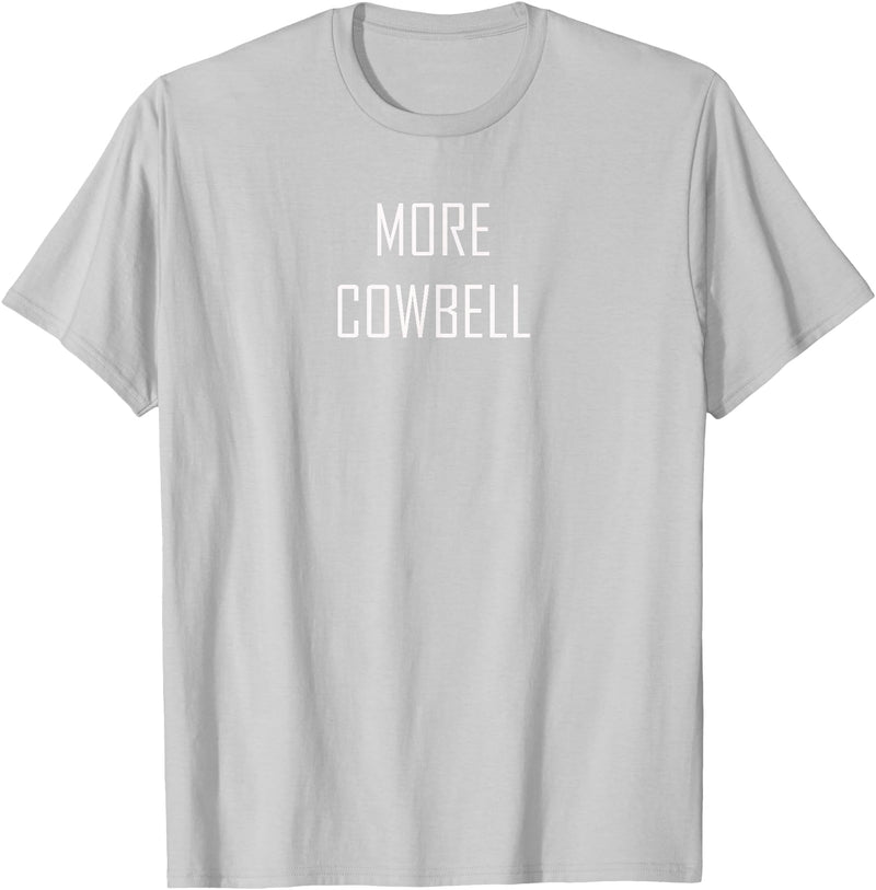 Mint Chip Productions More Cowbell Tee T-Shirt - Silver Grey