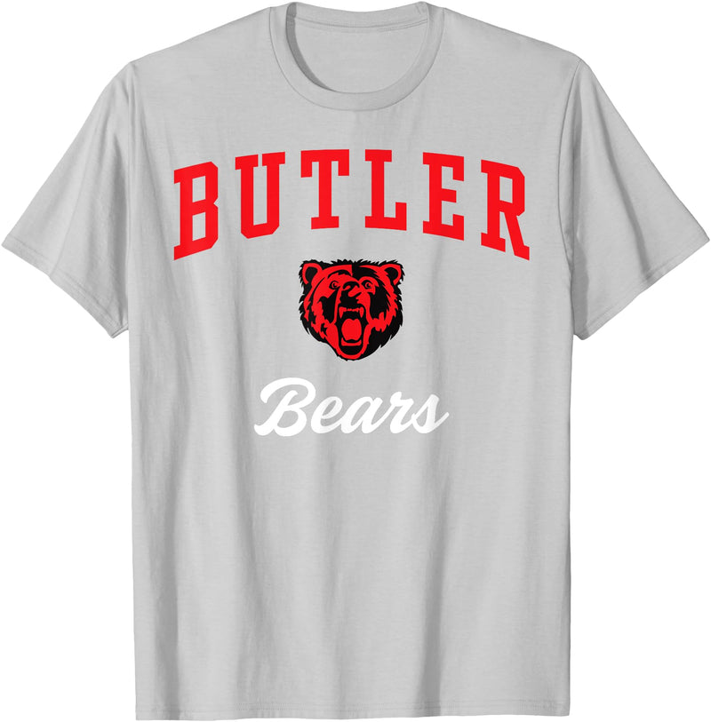 Official High School Fan Gear Butler High School Bears T-Shirt - Silver Grey