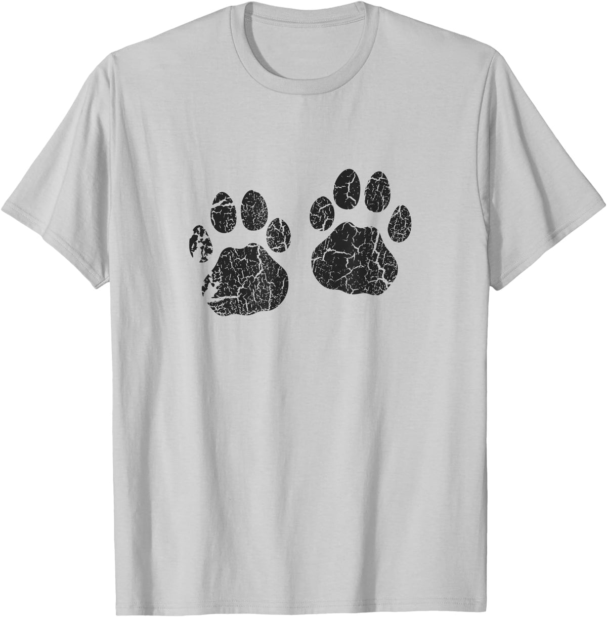 Vintage Mountain Lion Clothing Mountain Lion Distressed Print - Vintage Mountain Lion T-Shirt - Silver Grey