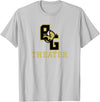 Buffalo Gap High School, Swoope, VA 24479 Buffalo Gap High School Bison Theater T-Shirt - Silver Grey